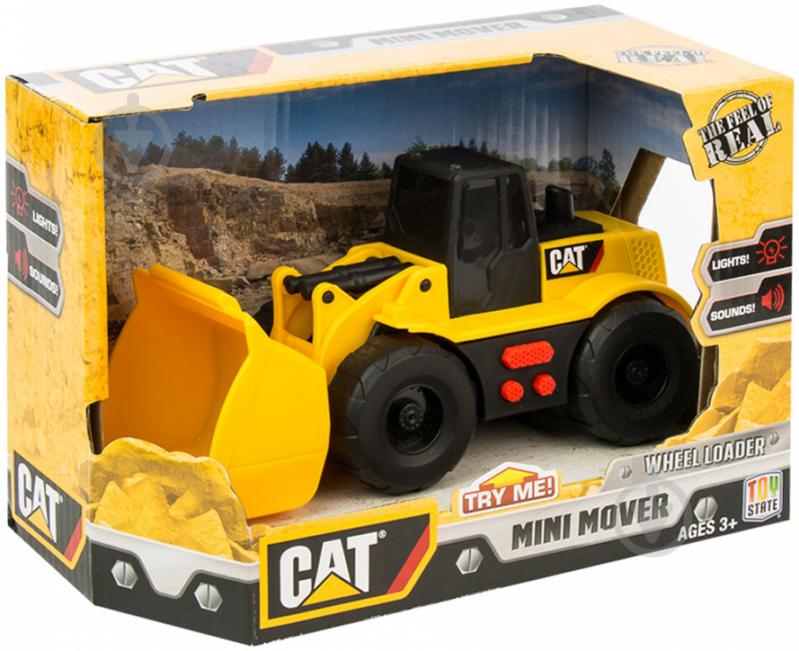 Погрузчик Toy State Mini Mover CAT 15 см 34614 - фото 4