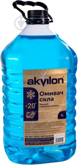 Омыватель стекла AKVILON Цитрус зима -20 °С 4 л - фото 1