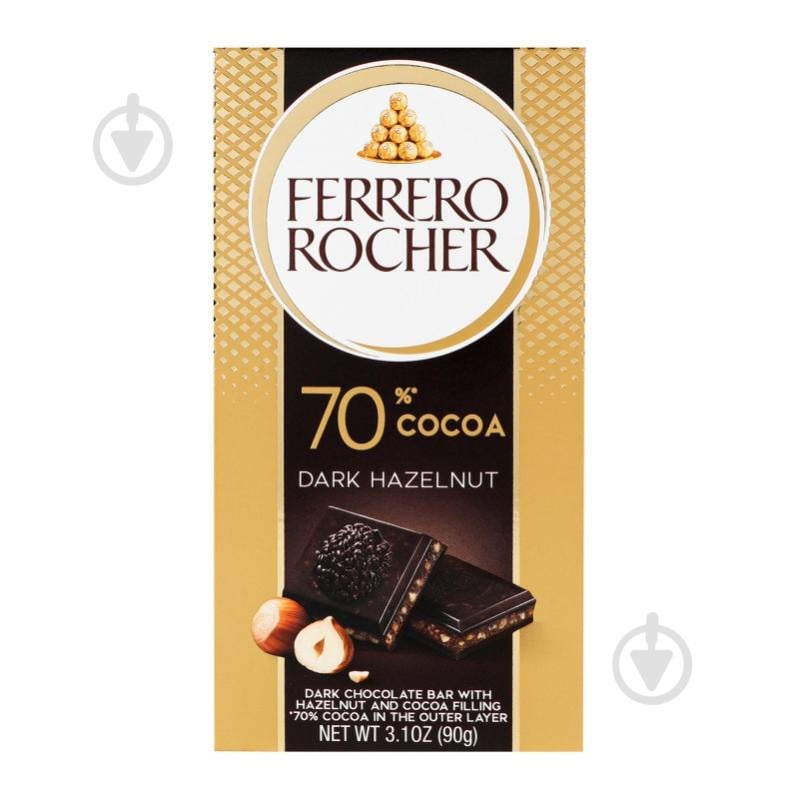 Черный шоколад Ferrero ROCHER c лесными орехами - фото 8 Черный шоколад Ferrero ROCHER c лесными орехами - фото 8