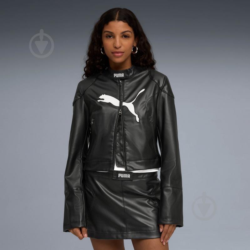 ᐉ Куртка жіноча Puma FUTURE.PUMA.ARCHIVE Pleather Racer Jacket