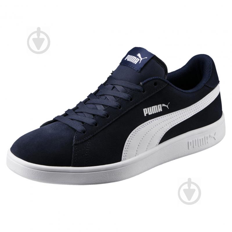 Кроссовки мужские зимние Puma Puma Smash v2 36498904 р.41 темно-синие - фото 1