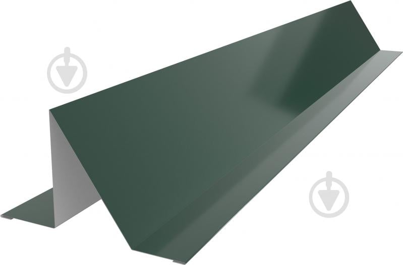 Планка снегозадержателя глянцевая PSM PROFILE RAL 6005 зелёная 2 м - фото 1