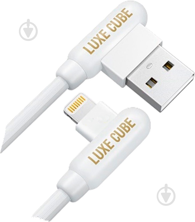 Кабель Luxe Cube Game Lightining to USB 1 м белый (8886668686129) - фото 1