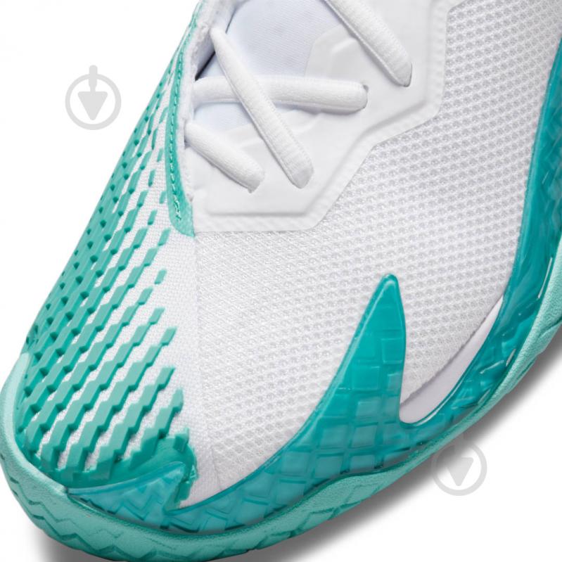 Кроссовки мужские демисезонные Nike CourtZOOM Vapor Cage 4 Rafa DD1579-153 р.43 белые - фото 9