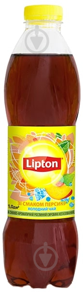 Чай Lipton Чорний зі смаком персика 1 л (4823063108881) - фото 1