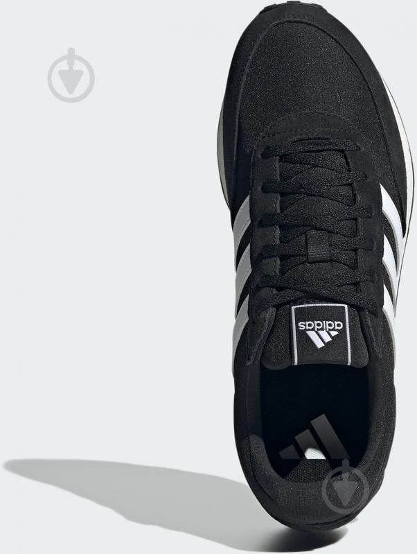 Кросівки чоловічі демісезонні Adidas RUN 60S 3.0 IE3826 р.46 чорні - фото 6