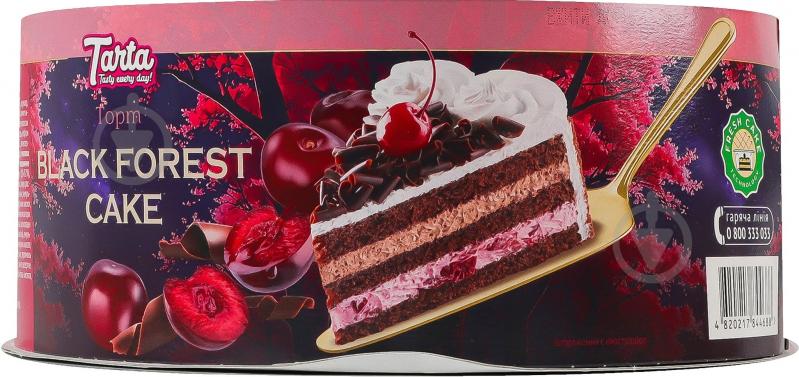 Торт Tarta бисквитный Black forest cake 450 г - фото 4