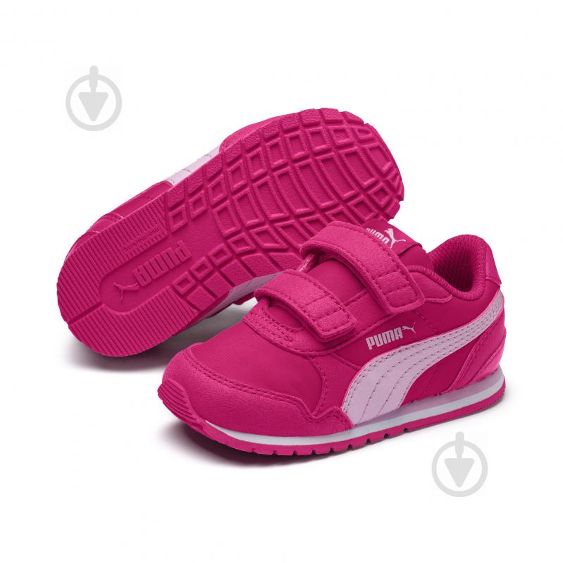 Кросівки для дівчаток демісезонні Puma ST Runner v2 NL V PS 36529412 р.34,5 рожеві - фото 1