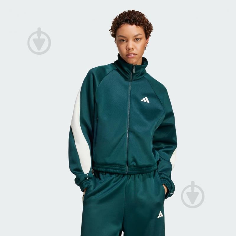Джемпер Adidas W STADIUM TT JW0528 р.M зелений - фото 1 Джемпер Adidas W STADIUM TT JW0528 р.M зелений - фото 1
