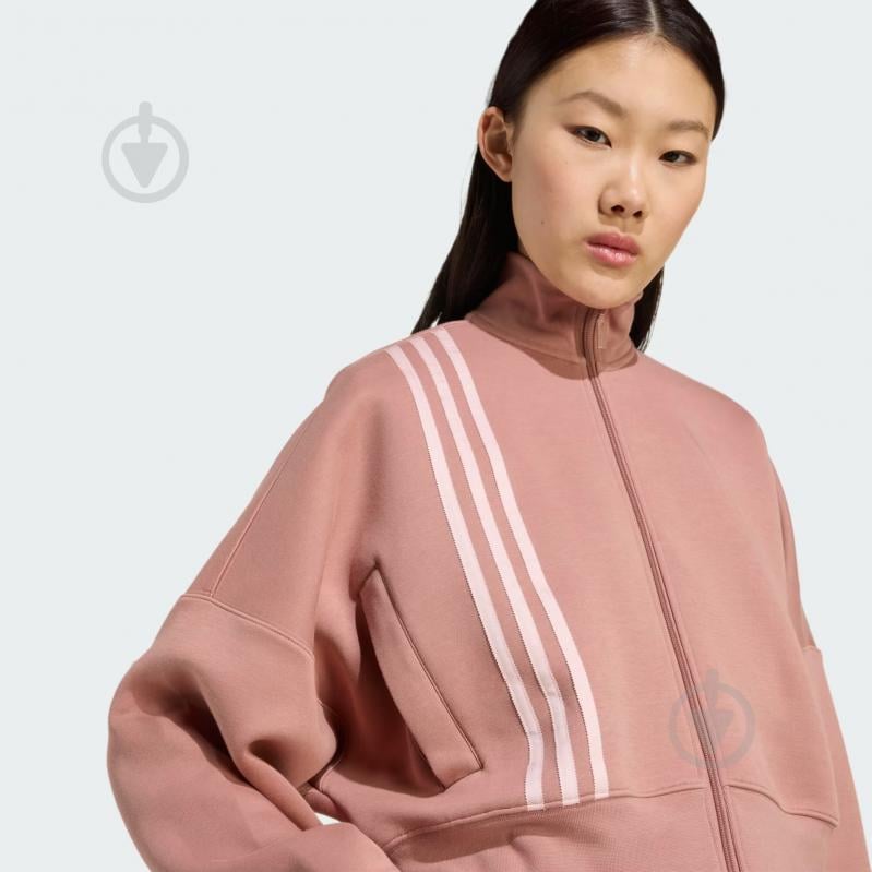 Світшот Adidas 3 STRIPES ZIPUP JW3609 р.M коричневий - фото 3