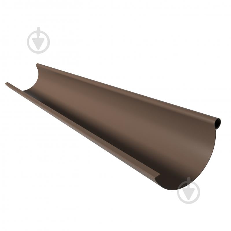 Желоб водосточный SMART™ 2 м.п. 125 RAL 8019 - фото 1