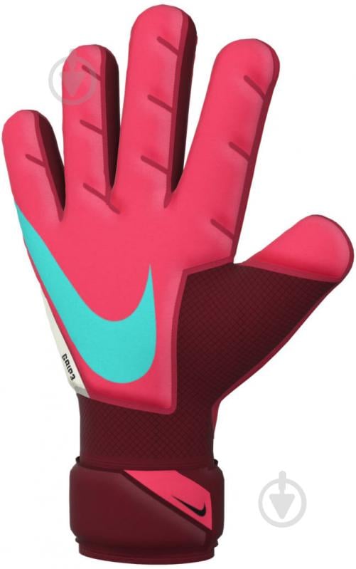 Воротарські рукавиці Nike Grip3 Gloves CN5651-660 10 червоний - фото 4