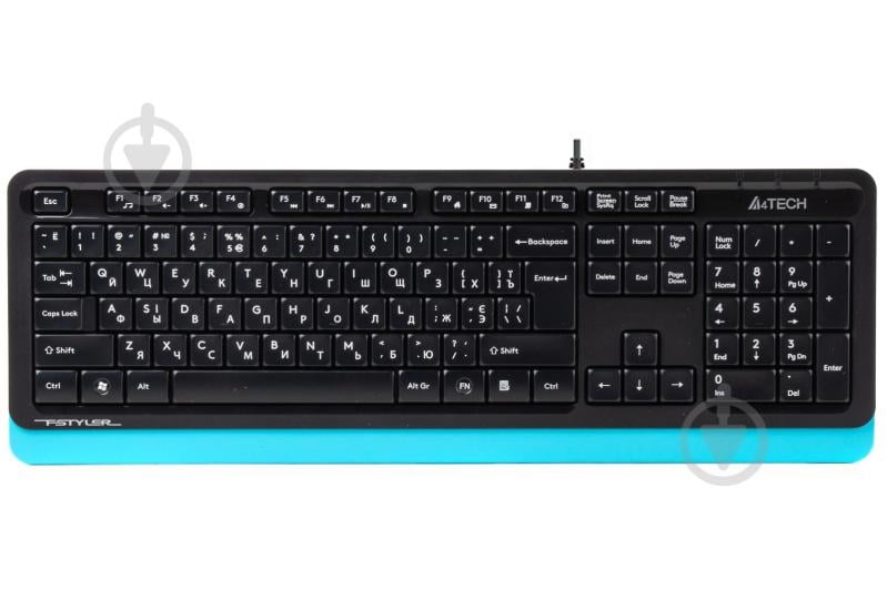 Клавиатура A4Tech (FK10 (Blue)) blue - фото 1