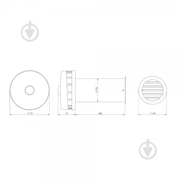 Проветриватель комнатный EUROPLAST SPK2-100dB - фото 3