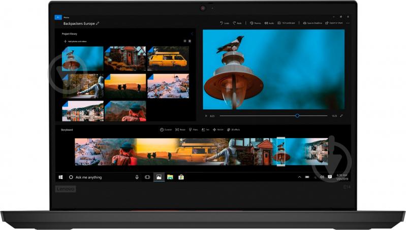 Ноутбук Lenovo ThinkPad E14 14" (20RA001BRT) black - фото 1