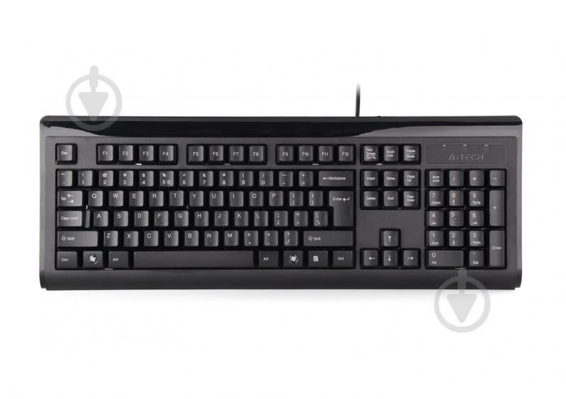Клавиатура A4Tech (KB-8A USB (Black)) black - фото 1 Клавиатура A4Tech (KB-8A USB (Black)) black - фото 1