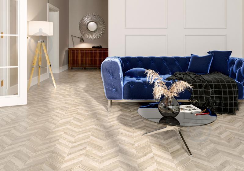 Плитка Golden Tile Wood Chevron beige 9L1190 15x90 см - фото 4