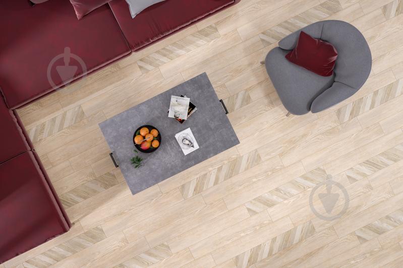 Плитка Golden Tile Wood Chevron бежевый left 9L1180 15x90 - фото 4