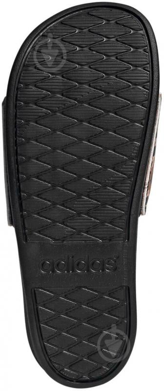 Шлепанцы Adidas GZ6412 р.39 1/3 черный с принтом - фото 8