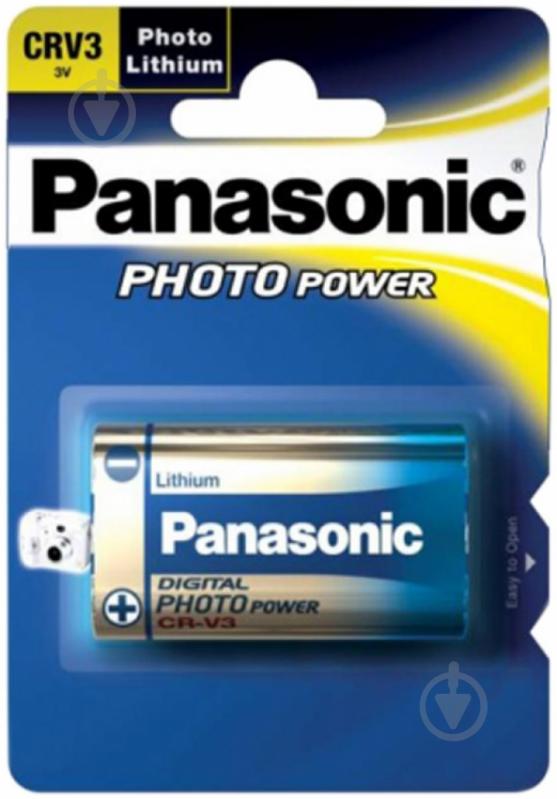 Батарейка Panasonic Panasonic CR-V3L (CR-V3L/1BP) CRV3/CR 1 шт. (CR-V3L/1BP) - фото 1