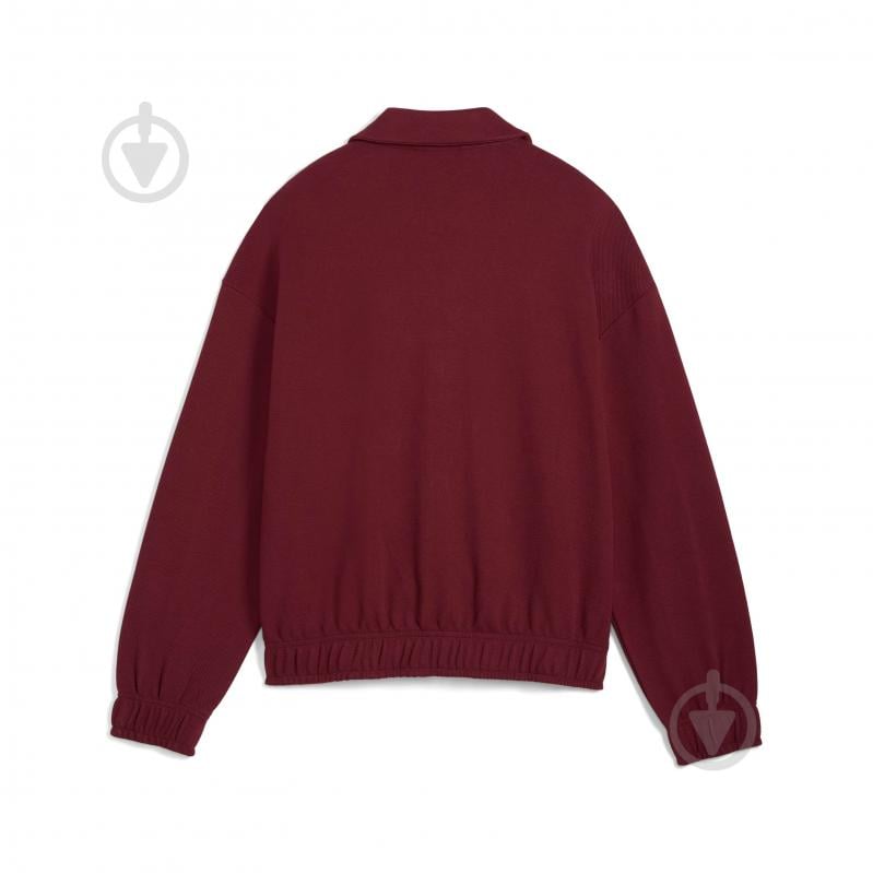 Джемпер Puma T7 Relaxed Track Jacket 63213796 р.S бордовий - фото 7 Джемпер Puma T7 Relaxed Track Jacket 63213796 р.S бордовий - фото 7