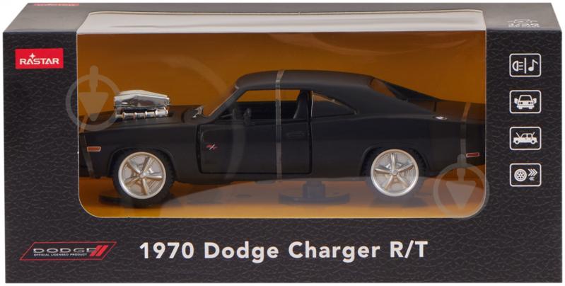 Машинка Rastar 1970 Dodge Charger R/T 1:36 454.00.97 - фото 8
