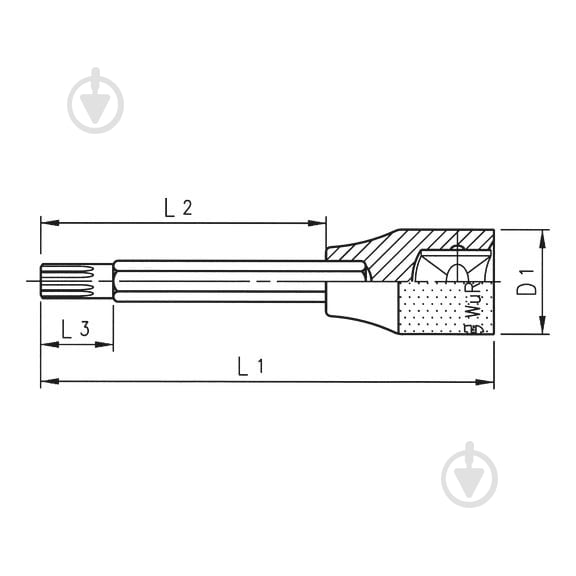 Головка WURTH 1/2" XZN M10х60 071513810 - фото 2