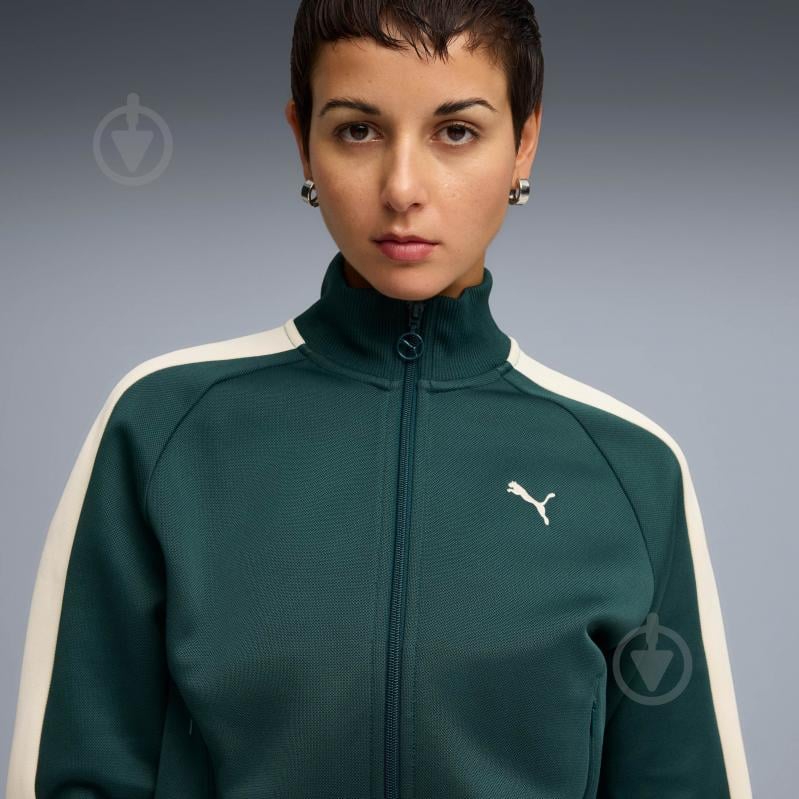 Джемпер Puma T7 ALWAYS ON Short Track Jacket 62979675 р.S зелений - фото 3 Джемпер Puma T7 ALWAYS ON Short Track Jacket 62979675 р.S зелений - фото 3