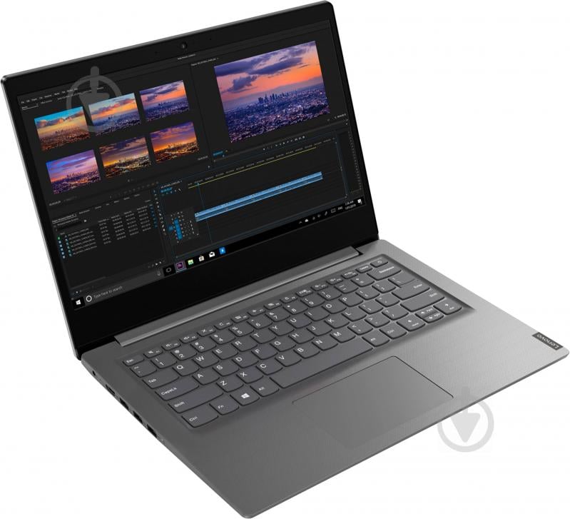 Ноутбук Lenovo V14-IIL 14" (82C400SERA) iron grey - фото 2