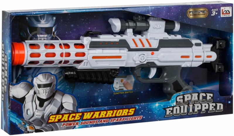 Бластер Lei Meng Toys космический LM666-6 - фото 3 Бластер Lei Meng Toys космический LM666-6 - фото 3