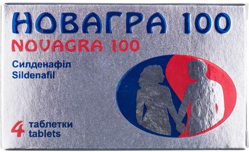 Новагра Нео №4 таблетки 100 мг - фото 1 Новагра Нео №4 таблетки 100 мг - фото 1