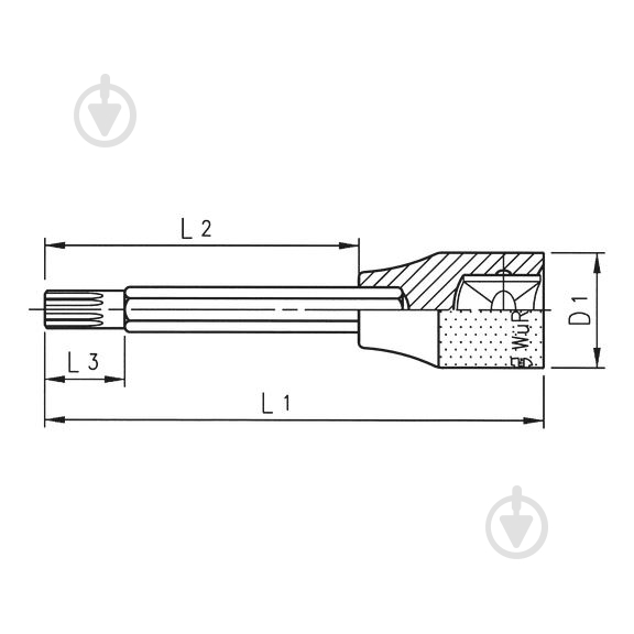 Головка WURTH 1/2" XZN M8х60 071513808 - фото 2