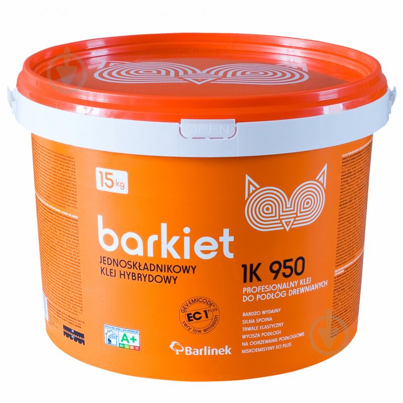 Клей для паркету Barlinek однокомпонентний поліуретановий Barkiet 1K 950 (15 кг) - фото 1