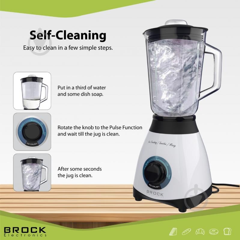 Блендер стаціонарний Brock BL 1501 WH - фото 6