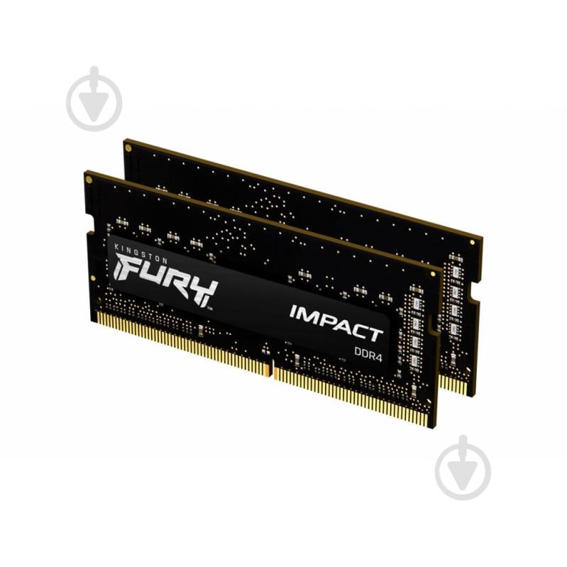 Оперативна пам'ять Kingston SODIMM DDR4 64 GB (2x32GB) 3200 MHz (KF432S20IBK2/64) FURY Impact - фото 3