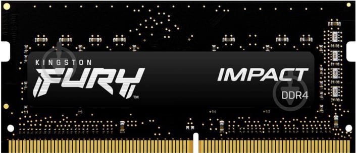 Оперативна пам'ять Kingston SODIMM DDR4 64 GB (2x32GB) 3200 MHz (KF432S20IBK2/64) FURY Impact - фото 1