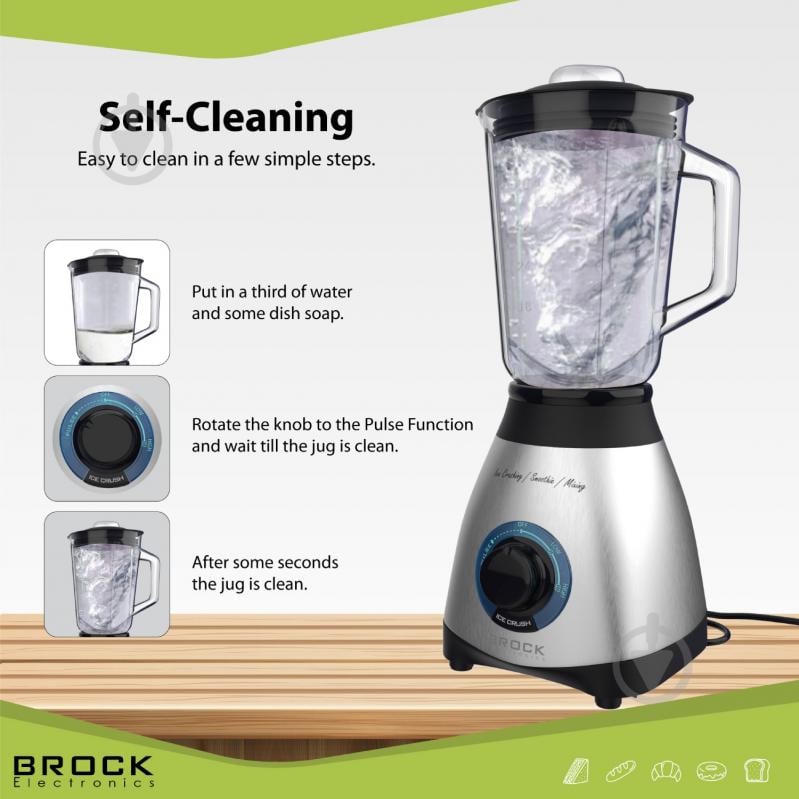 Блендер стаціонарний Brock BL 1502 SS - фото 6