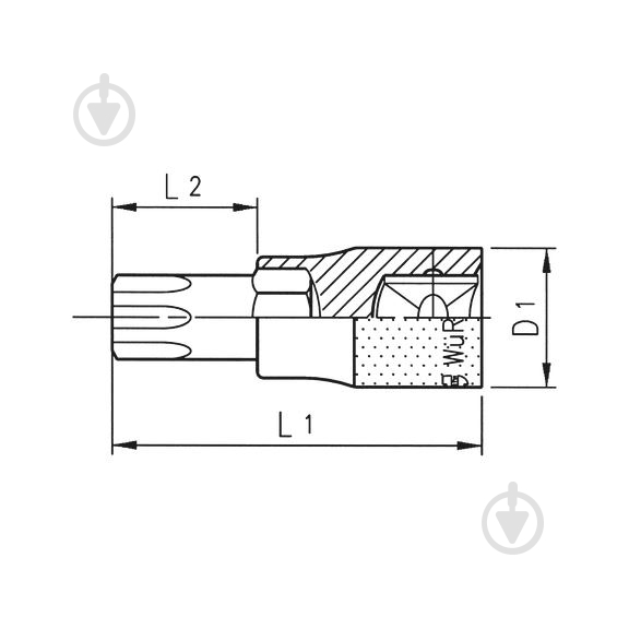 Головка WURTH 1/2" TX27 071513327 - фото 2