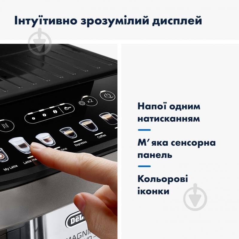 Кофемашина Delonghi Magnifica Evo ECAM 290.81.TB - фото 3 Кофемашина Delonghi Magnifica Evo ECAM 290.81.TB - фото 3