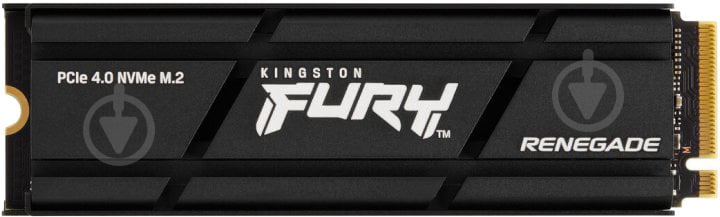 SSD-накопитель Kingston Fury Renegade + радиатор 500GB M.2 PCI Express 4.0 x4 3D TLC NAND (SFYRSK/500G) - фото 1