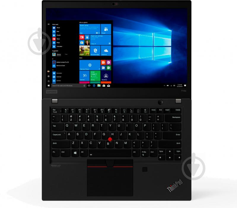 Ноутбук Lenovo ThinkPad T14s Gen 1 14" (20T0001FRT) black - фото 8