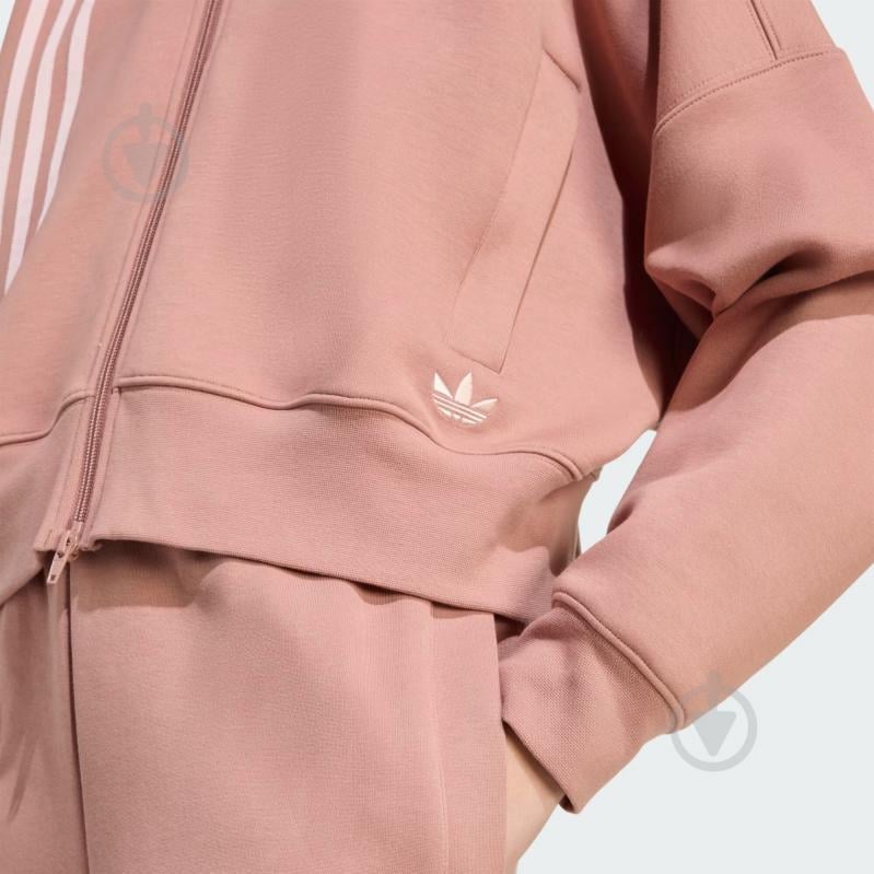 Свитшот Adidas 3 STRIPES ZIPUP JW3609 р.S коричневый - фото 4 Свитшот Adidas 3 STRIPES ZIPUP JW3609 р.S коричневый - фото 4