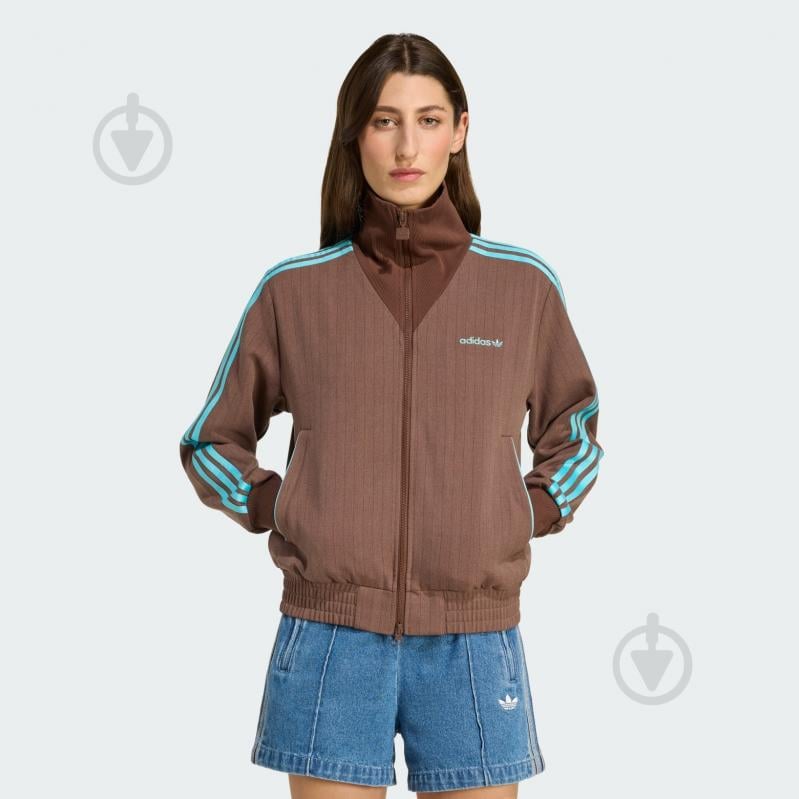 Джемпер Adidas TAILORED TT JX5311 р.S коричневий - фото 1 Джемпер Adidas TAILORED TT JX5311 р.S коричневий - фото 1