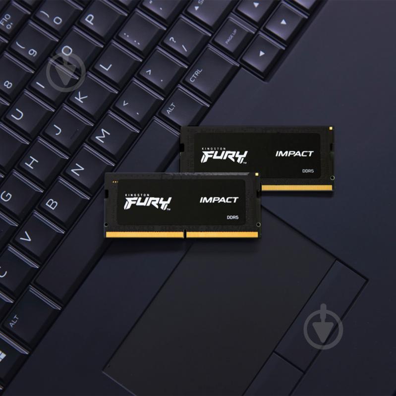 Оперативна пам'ять Kingston SODIMM DDR5 32 GB (1x32GB) 4800 MHz (KF548S38IB-32) FURY Impact - фото 5