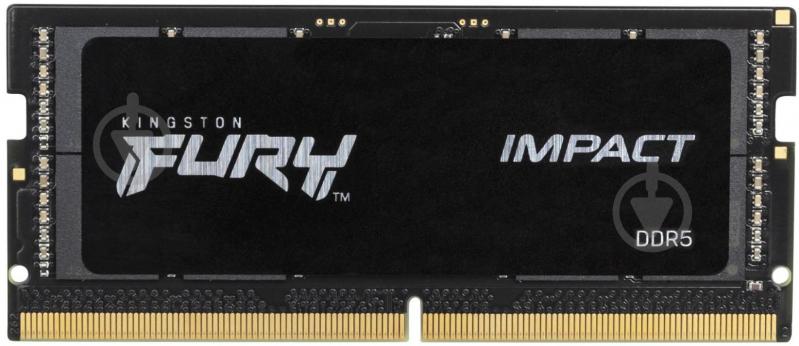 Оперативна пам'ять Kingston SODIMM DDR5 32 GB (2x16GB) 4800 MHz (KF548S38IBK2-32) FURY Impact - фото 2