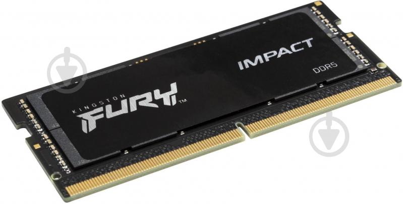 Оперативна пам'ять Kingston SODIMM DDR5 32 GB (2x16GB) 4800 MHz (KF548S38IBK2-32) FURY Impact - фото 3