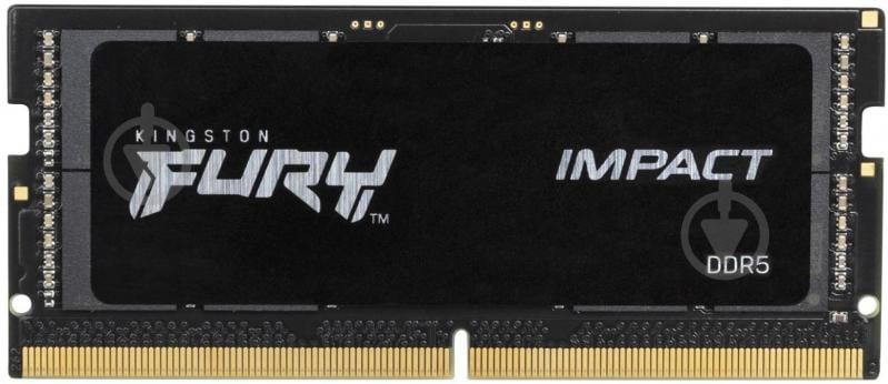 Оперативна пам'ять Kingston SODIMM DDR5 64 GB (2x32GB) 4800 MHz (KF548S38IBK2-64) FURY Impact - фото 2