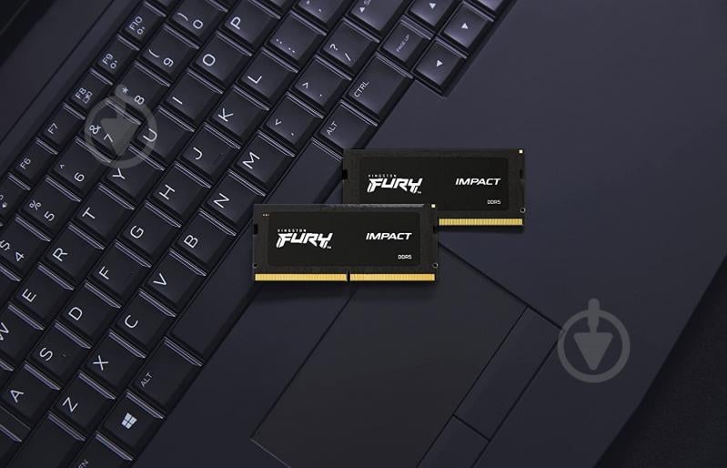 Оперативна пам'ять Kingston SODIMM DDR5 64 GB (2x32GB) 4800 MHz (KF548S38IBK2-64) FURY Impact - фото 4