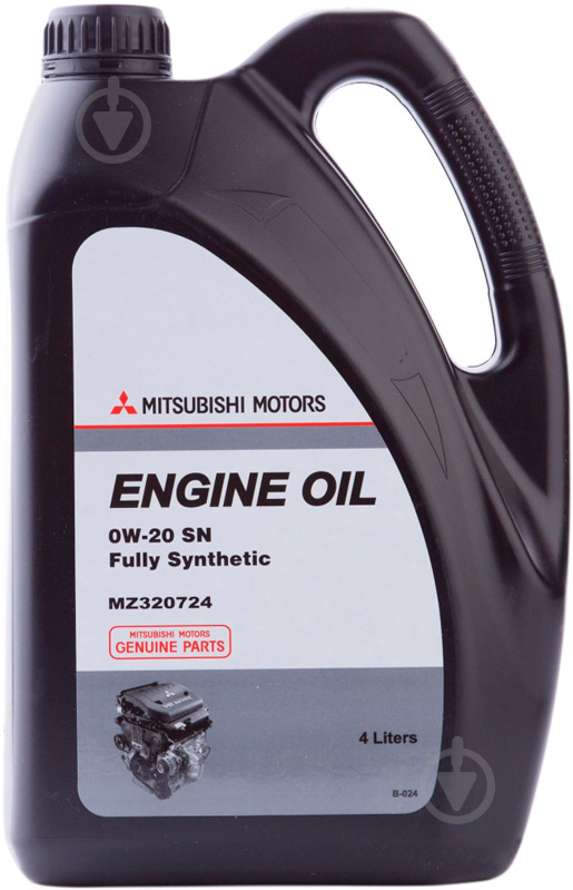 Моторне мастило Mitsubishi Engine Oil 0W-20 4 л (MZ320724) - фото 1