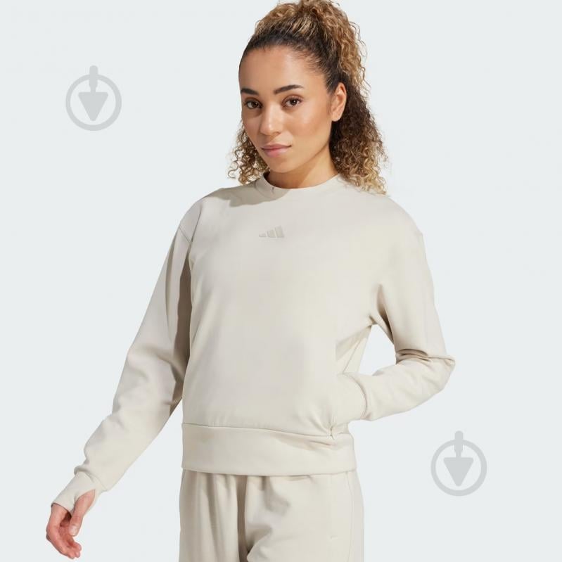 Свитшот Adidas D4T KNIT CREW JV5764 р.XL бежевый - фото 3 Свитшот Adidas D4T KNIT CREW JV5764 р.XL бежевый - фото 3